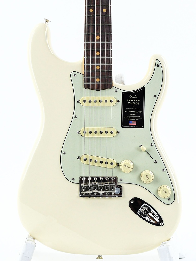 Fender American Vintage II 61 Stratocaster Olympic White | The Fellowship  of Acoustics